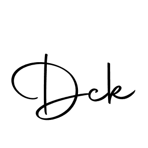 Similarly Autography-DOLnW is the best handwritten signature design. Signature creator online .You can use it as an online autograph creator for name Dck. Dck signature style 10 images and pictures png