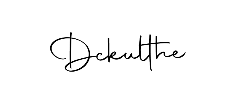 Use a signature maker to create a handwritten signature online. With this signature software, you can design (Autography-DOLnW) your own signature for name Dckulthe. Dckulthe signature style 10 images and pictures png