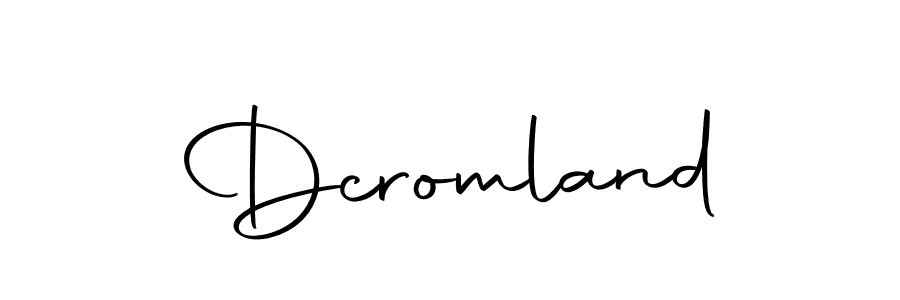 The best way (Autography-DOLnW) to make a short signature is to pick only two or three words in your name. The name Dcromland include a total of six letters. For converting this name. Dcromland signature style 10 images and pictures png