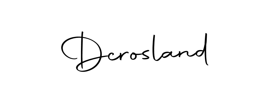 Similarly Autography-DOLnW is the best handwritten signature design. Signature creator online .You can use it as an online autograph creator for name Dcrosland. Dcrosland signature style 10 images and pictures png