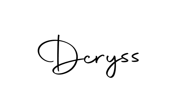 Make a beautiful signature design for name Dcryss. Use this online signature maker to create a handwritten signature for free. Dcryss signature style 10 images and pictures png