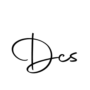 How to make Dcs signature? Autography-DOLnW is a professional autograph style. Create handwritten signature for Dcs name. Dcs signature style 10 images and pictures png