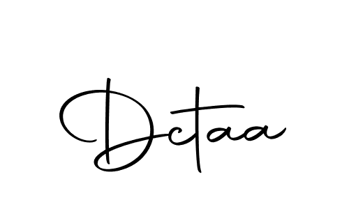 The best way (Autography-DOLnW) to make a short signature is to pick only two or three words in your name. The name Dctaa include a total of six letters. For converting this name. Dctaa signature style 10 images and pictures png