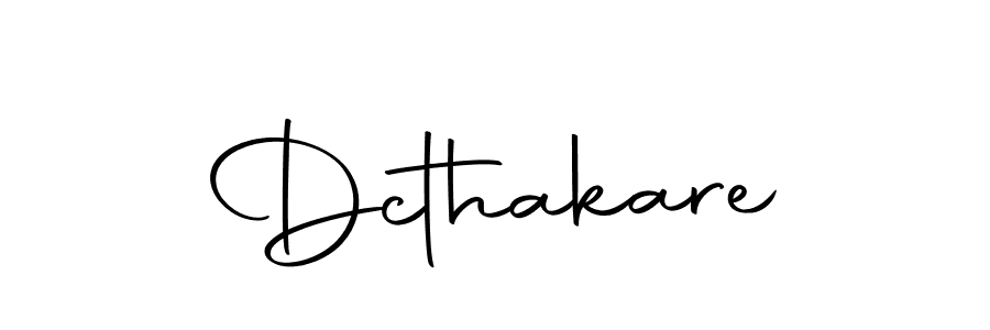 How to make Dcthakare name signature. Use Autography-DOLnW style for creating short signs online. This is the latest handwritten sign. Dcthakare signature style 10 images and pictures png
