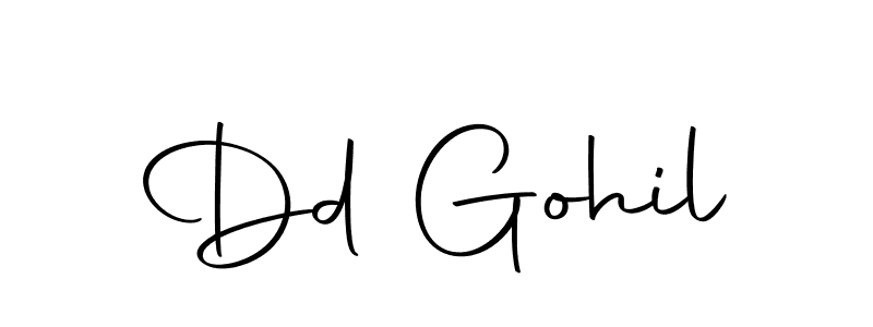 You should practise on your own different ways (Autography-DOLnW) to write your name (Dd Gohil) in signature. don't let someone else do it for you. Dd Gohil signature style 10 images and pictures png