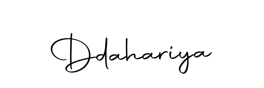 Design your own signature with our free online signature maker. With this signature software, you can create a handwritten (Autography-DOLnW) signature for name Ddahariya. Ddahariya signature style 10 images and pictures png