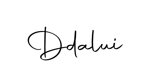 Make a beautiful signature design for name Ddalui. With this signature (Autography-DOLnW) style, you can create a handwritten signature for free. Ddalui signature style 10 images and pictures png