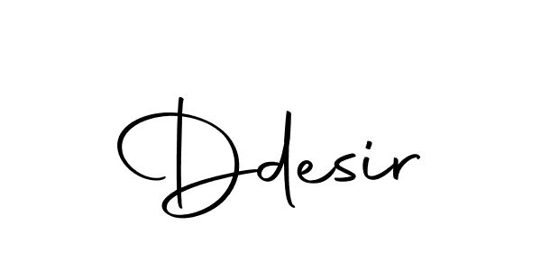 Create a beautiful signature design for name Ddesir. With this signature (Autography-DOLnW) fonts, you can make a handwritten signature for free. Ddesir signature style 10 images and pictures png