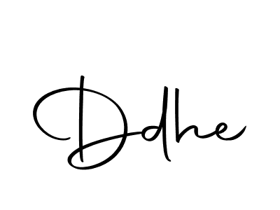Design your own signature with our free online signature maker. With this signature software, you can create a handwritten (Autography-DOLnW) signature for name Ddhe. Ddhe signature style 10 images and pictures png