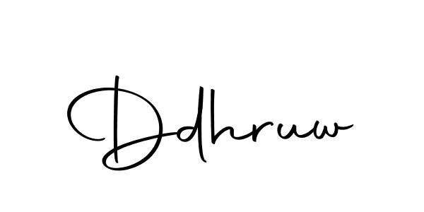 Design your own signature with our free online signature maker. With this signature software, you can create a handwritten (Autography-DOLnW) signature for name Ddhruw. Ddhruw signature style 10 images and pictures png