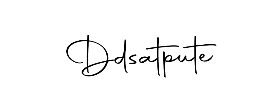 Ddsatpute stylish signature style. Best Handwritten Sign (Autography-DOLnW) for my name. Handwritten Signature Collection Ideas for my name Ddsatpute. Ddsatpute signature style 10 images and pictures png