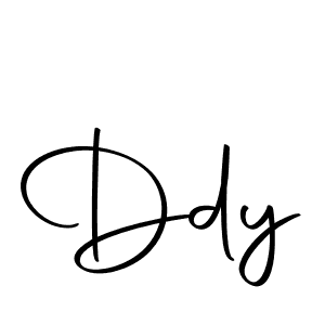Make a beautiful signature design for name Ddy. With this signature (Autography-DOLnW) style, you can create a handwritten signature for free. Ddy signature style 10 images and pictures png