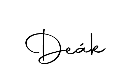 Deák stylish signature style. Best Handwritten Sign (Autography-DOLnW) for my name. Handwritten Signature Collection Ideas for my name Deák. Deák signature style 10 images and pictures png