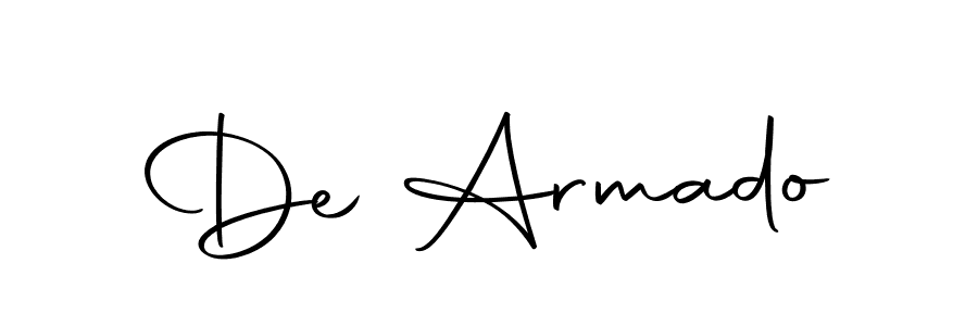 How to make De Armado signature? Autography-DOLnW is a professional autograph style. Create handwritten signature for De Armado name. De Armado signature style 10 images and pictures png