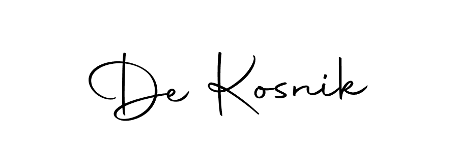 Here are the top 10 professional signature styles for the name De Kosnik. These are the best autograph styles you can use for your name. De Kosnik signature style 10 images and pictures png