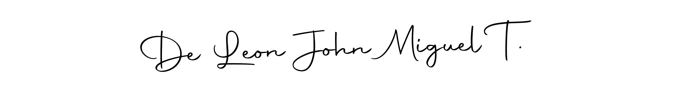 See photos of De Leon John Miguel T. official signature by Spectra . Check more albums & portfolios. Read reviews & check more about Autography-DOLnW font. De Leon John Miguel T. signature style 10 images and pictures png