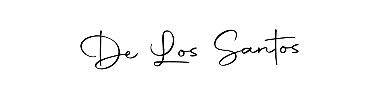 You should practise on your own different ways (Autography-DOLnW) to write your name (De Los Santos) in signature. don't let someone else do it for you. De Los Santos signature style 10 images and pictures png