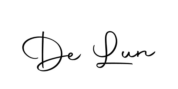 Also we have De Lun name is the best signature style. Create professional handwritten signature collection using Autography-DOLnW autograph style. De Lun signature style 10 images and pictures png