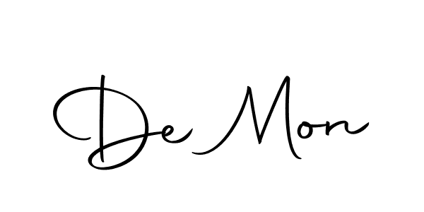 How to make De Mon signature? Autography-DOLnW is a professional autograph style. Create handwritten signature for De Mon name. De Mon signature style 10 images and pictures png