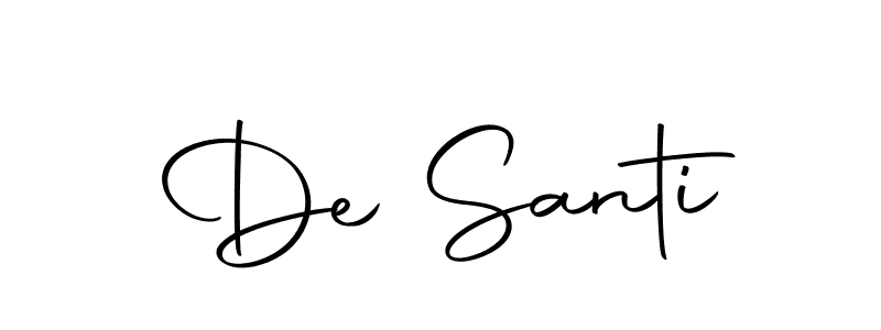 How to make De Santi signature? Autography-DOLnW is a professional autograph style. Create handwritten signature for De Santi name. De Santi signature style 10 images and pictures png