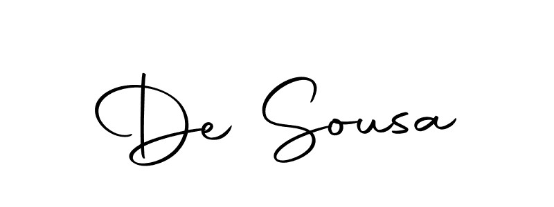 Make a beautiful signature design for name De Sousa. Use this online signature maker to create a handwritten signature for free. De Sousa signature style 10 images and pictures png