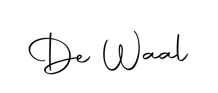 Design your own signature with our free online signature maker. With this signature software, you can create a handwritten (Autography-DOLnW) signature for name De Waal. De Waal signature style 10 images and pictures png