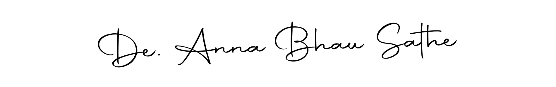 Create a beautiful signature design for name De. Anna Bhau Sathe. With this signature (Autography-DOLnW) fonts, you can make a handwritten signature for free. De. Anna Bhau Sathe signature style 10 images and pictures png