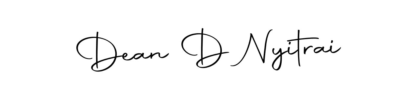 How to make Dean D Nyitrai signature? Autography-DOLnW is a professional autograph style. Create handwritten signature for Dean D Nyitrai name. Dean D Nyitrai signature style 10 images and pictures png