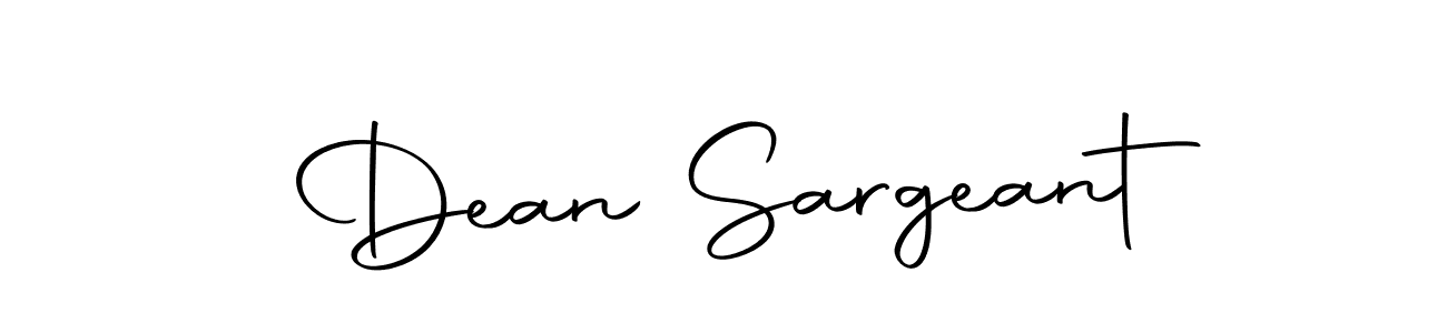 Make a beautiful signature design for name Dean Sargeant. Use this online signature maker to create a handwritten signature for free. Dean Sargeant signature style 10 images and pictures png
