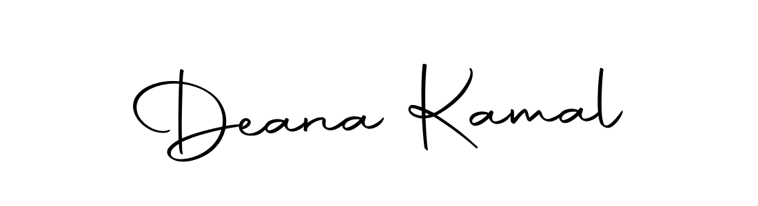 Use a signature maker to create a handwritten signature online. With this signature software, you can design (Autography-DOLnW) your own signature for name Deana Kamal. Deana Kamal signature style 10 images and pictures png