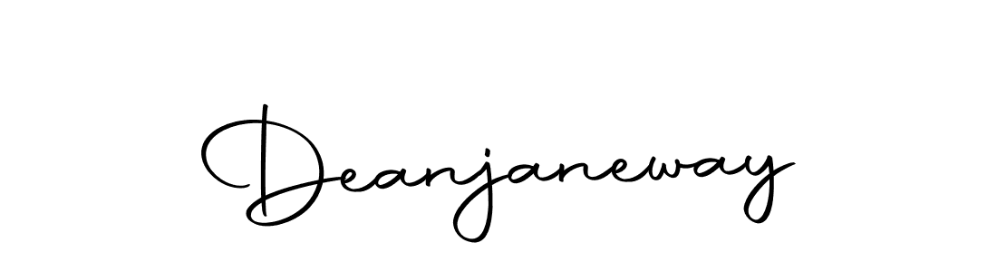 Make a short Deanjaneway signature style. Manage your documents anywhere anytime using Autography-DOLnW. Create and add eSignatures, submit forms, share and send files easily. Deanjaneway signature style 10 images and pictures png
