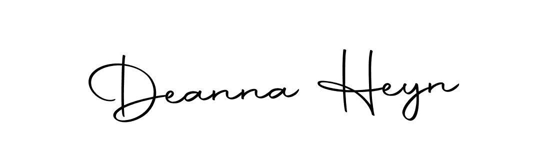 Design your own signature with our free online signature maker. With this signature software, you can create a handwritten (Autography-DOLnW) signature for name Deanna Heyn. Deanna Heyn signature style 10 images and pictures png