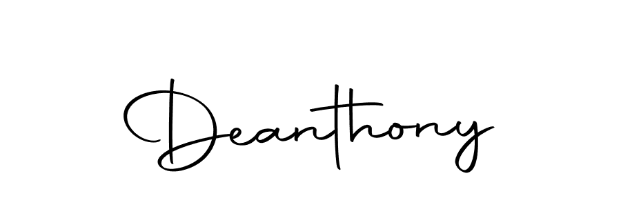 Also You can easily find your signature by using the search form. We will create Deanthony name handwritten signature images for you free of cost using Autography-DOLnW sign style. Deanthony signature style 10 images and pictures png