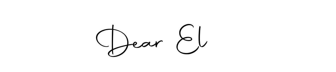 It looks lik you need a new signature style for name Dear El ❤️. Design unique handwritten (Autography-DOLnW) signature with our free signature maker in just a few clicks. Dear El ❤️ signature style 10 images and pictures png
