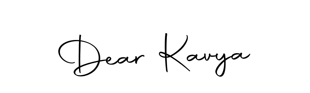 Create a beautiful signature design for name Dear Kavya. With this signature (Autography-DOLnW) fonts, you can make a handwritten signature for free. Dear Kavya signature style 10 images and pictures png