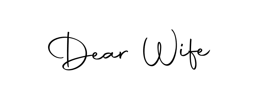 Check out images of Autograph of Dear Wife name. Actor Dear Wife Signature Style. Autography-DOLnW is a professional sign style online. Dear Wife signature style 10 images and pictures png