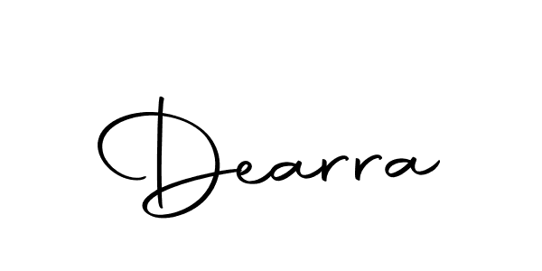 Also we have Dearra name is the best signature style. Create professional handwritten signature collection using Autography-DOLnW autograph style. Dearra signature style 10 images and pictures png