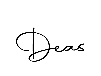 You should practise on your own different ways (Autography-DOLnW) to write your name (Deas) in signature. don't let someone else do it for you. Deas signature style 10 images and pictures png