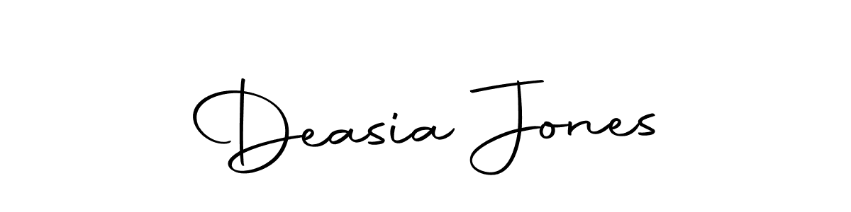 The best way (Autography-DOLnW) to make a short signature is to pick only two or three words in your name. The name Deasia Jones include a total of six letters. For converting this name. Deasia Jones signature style 10 images and pictures png