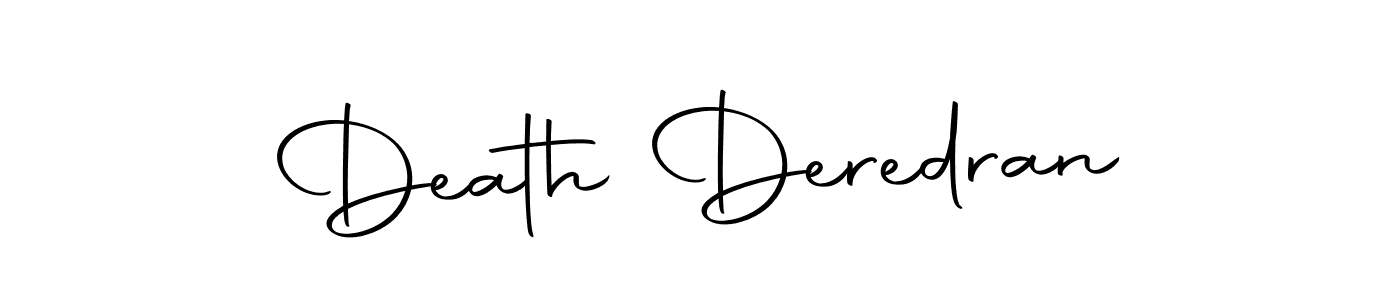 Make a beautiful signature design for name Death Deredran. With this signature (Autography-DOLnW) style, you can create a handwritten signature for free. Death Deredran signature style 10 images and pictures png