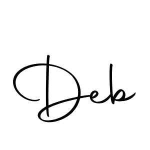 The best way (Autography-DOLnW) to make a short signature is to pick only two or three words in your name. The name Deb include a total of six letters. For converting this name. Deb signature style 10 images and pictures png