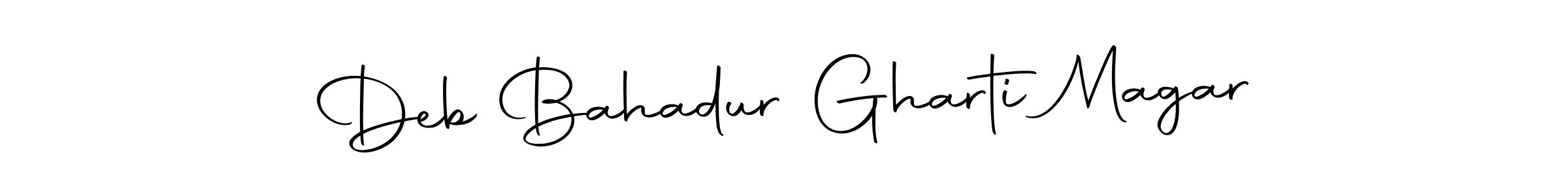 How to make Deb Bahadur Gharti Magar name signature. Use Autography-DOLnW style for creating short signs online. This is the latest handwritten sign. Deb Bahadur Gharti Magar signature style 10 images and pictures png