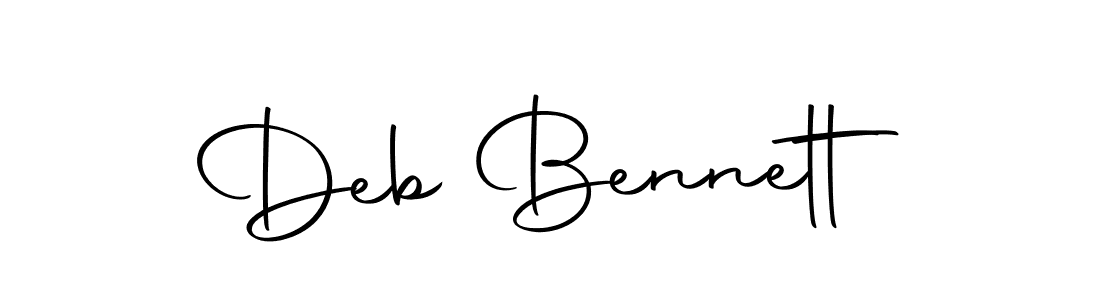 if you are searching for the best signature style for your name Deb Bennett. so please give up your signature search. here we have designed multiple signature styles  using Autography-DOLnW. Deb Bennett signature style 10 images and pictures png