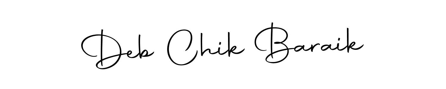 Deb Chik Baraik stylish signature style. Best Handwritten Sign (Autography-DOLnW) for my name. Handwritten Signature Collection Ideas for my name Deb Chik Baraik. Deb Chik Baraik signature style 10 images and pictures png