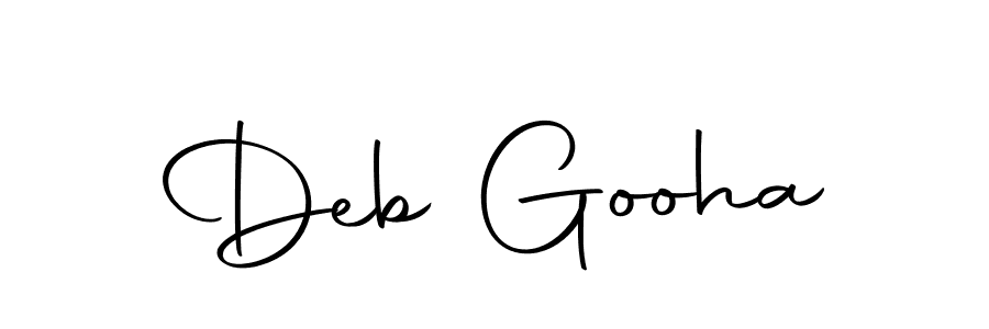 Deb Gooha stylish signature style. Best Handwritten Sign (Autography-DOLnW) for my name. Handwritten Signature Collection Ideas for my name Deb Gooha. Deb Gooha signature style 10 images and pictures png