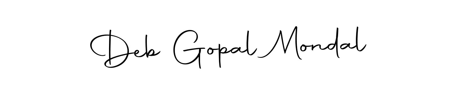 Make a short Deb Gopal Mondal signature style. Manage your documents anywhere anytime using Autography-DOLnW. Create and add eSignatures, submit forms, share and send files easily. Deb Gopal Mondal signature style 10 images and pictures png