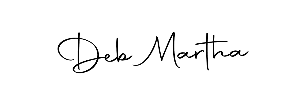 Similarly Autography-DOLnW is the best handwritten signature design. Signature creator online .You can use it as an online autograph creator for name Deb Martha. Deb Martha signature style 10 images and pictures png