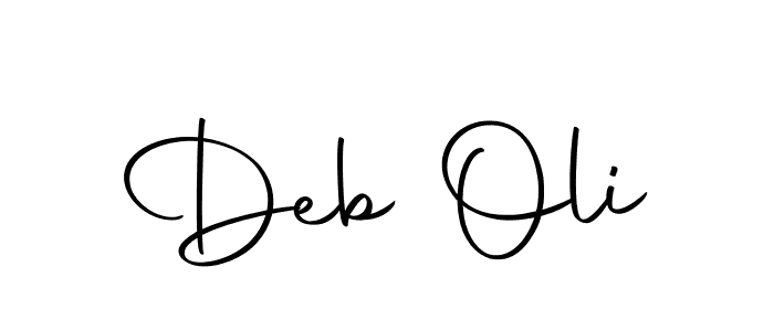 Use a signature maker to create a handwritten signature online. With this signature software, you can design (Autography-DOLnW) your own signature for name Deb Oli. Deb Oli signature style 10 images and pictures png