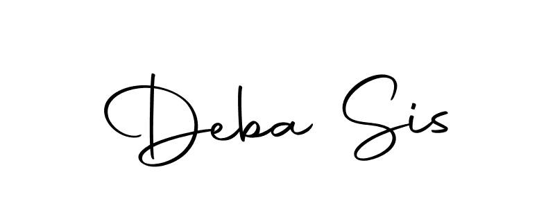 if you are searching for the best signature style for your name Deba Sis. so please give up your signature search. here we have designed multiple signature styles  using Autography-DOLnW. Deba Sis signature style 10 images and pictures png