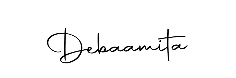 Use a signature maker to create a handwritten signature online. With this signature software, you can design (Autography-DOLnW) your own signature for name Debaamita. Debaamita signature style 10 images and pictures png